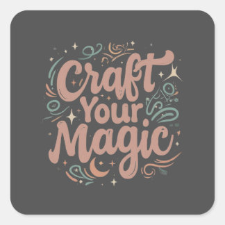 Adesivo Quadrado artesanato