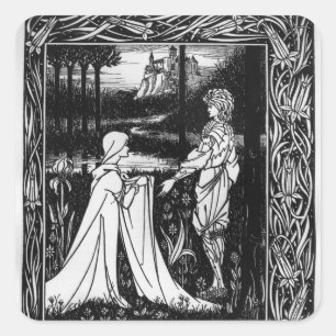 Adesivo Quadrado Arthur e o envoltório estranho