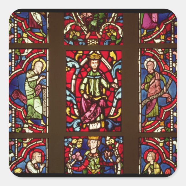 Adesivo Quadrado Árvore de Jesse (Frente)