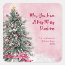 Árvore de Natal a Rosa