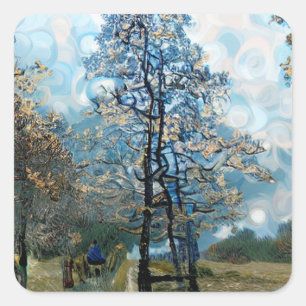 ADESIVO QUADRADO ÁRVORE FIR