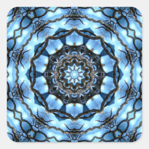 ADESIVO QUADRADO ÁRVORES