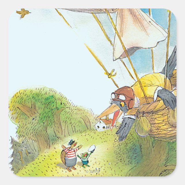 Adesivo Quadrado As Aventuras de Ted, Ed e Caroll (Frente)