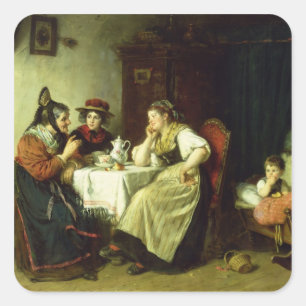 Adesivo Quadrado As bisbolhetices, 1887