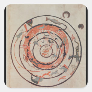 Adesivo Quadrado As constelações 'de Les Phenomenes