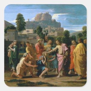 Adesivo Quadrado As cortinas de Jericho