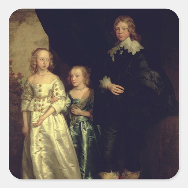 Adesivo Quadrado As Crianças de Thomas Wentworth (Frente)