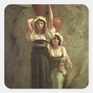 Adesivo Quadrado As Meninas de Alvito, 1855