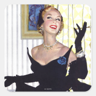 Adesivo Quadrado As mulheres inteligentes são perigosas demasiado