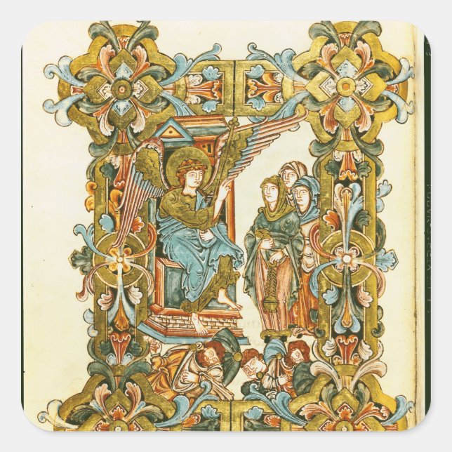 Adesivo Quadrado As Mulheres Sagradas no Túmulo (Frente)