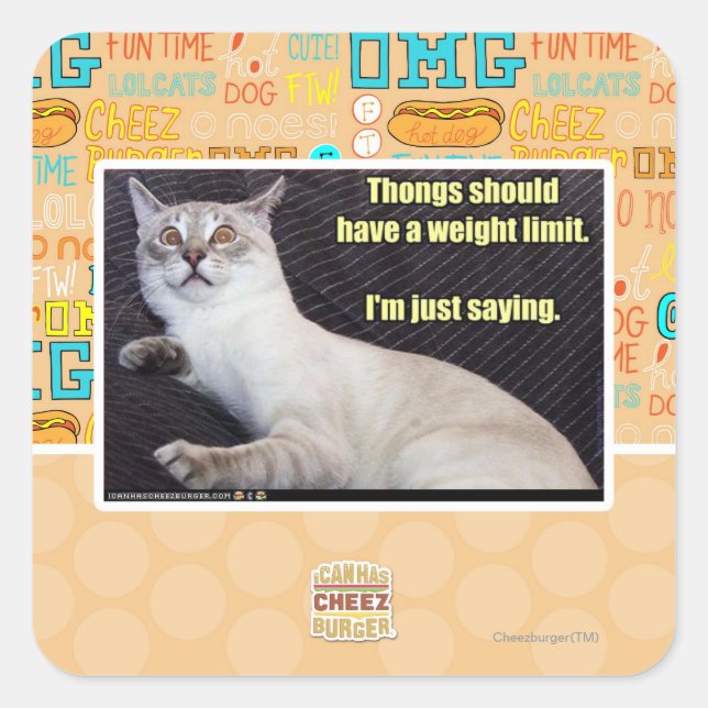 Adesivo Quadrado As músicas devem ter um limite de peso. (Frente)