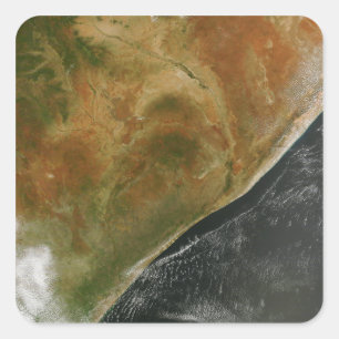 Adesivo Quadrado As nações africanas do leste