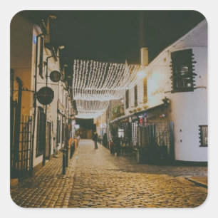 Adesivo Quadrado Ashton Lane, Glasgow, Escócia