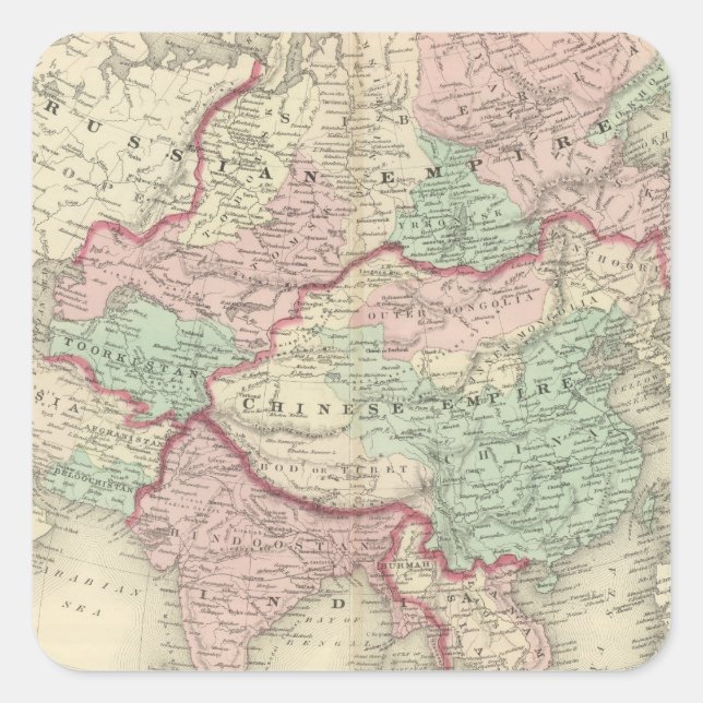 Adesivo Quadrado Ásia 19 (Frente)