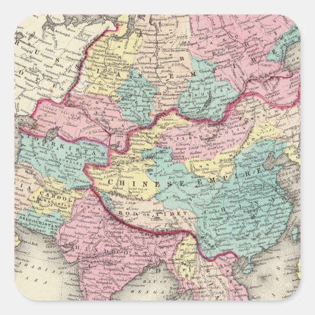 Adesivo Quadrado Ásia 24 (Frente)