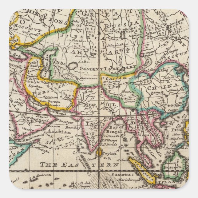 Adesivo Quadrado Ásia 32 (Frente)