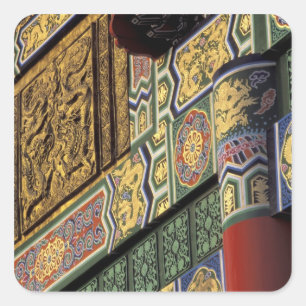 Adesivo Quadrado Ásia, Taiwan, Taipei. O Grand Hotel, principal