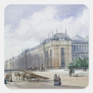 Adesivo Quadrado Aspecto do sudeste da exposição 1862