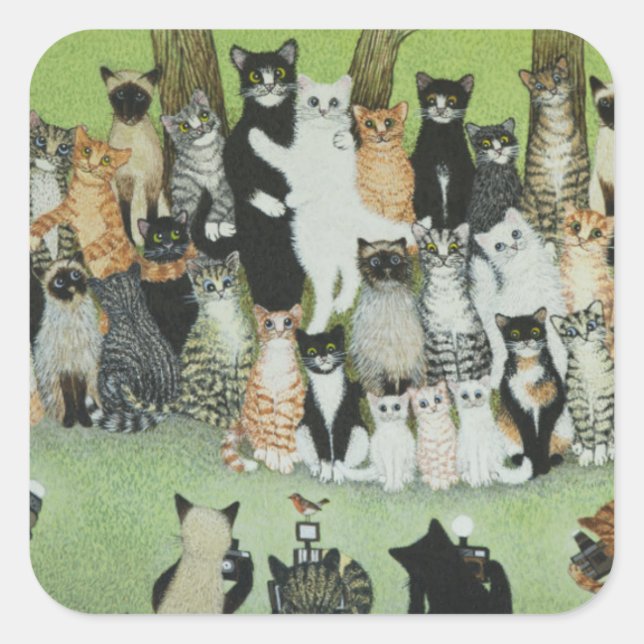 Adesivo Quadrado Assista o Birdie (Frente)