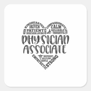 Adesivo Quadrado Associado médico, pai, arte do metrô