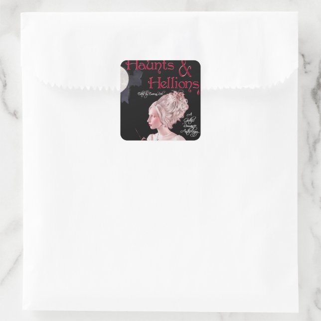 Adesivo Quadrado Assombrações e Hellions Stickers (Bolsa)