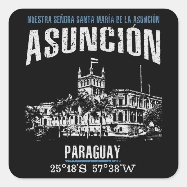 Adesivo Quadrado Assunção (Frente)