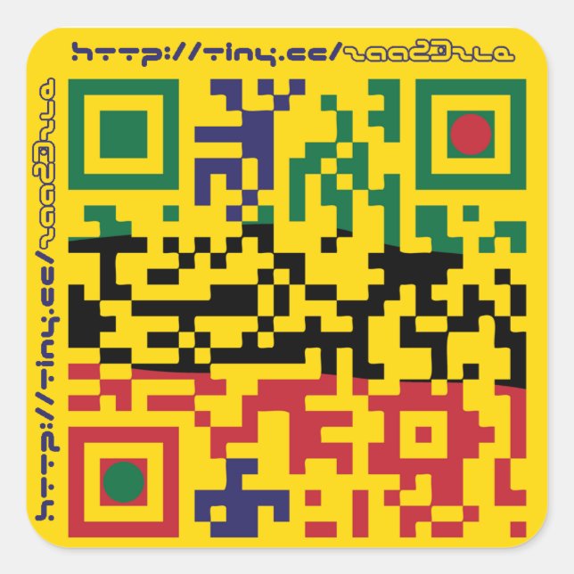 Adesivo Quadrado astrastúdios QRcode (Frente)