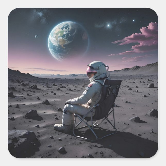 Adesivo Quadrado Astro Leisure (Frente)