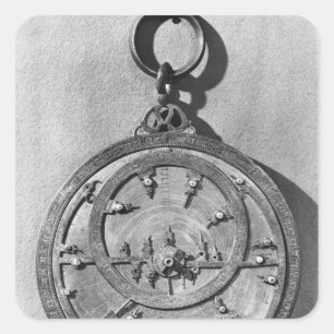 Adesivo Quadrado Astrolabe do Moorish, de Córdova, 1054