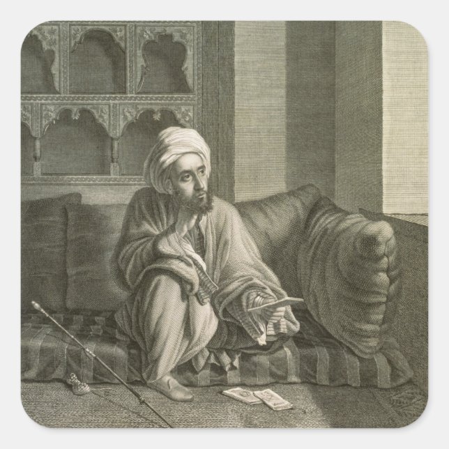 Adesivo Quadrado Astrônomo, de Figurinos do Volume II e Portra (Frente)