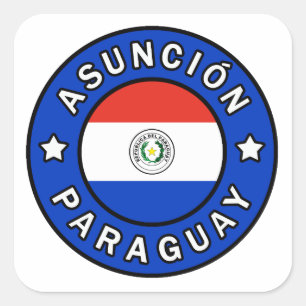 Adesivo Quadrado Asunción Paraguai