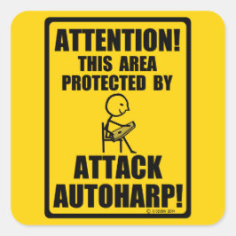 Adesivo Quadrado Atacar Autoharp