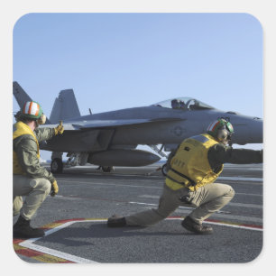 Adesivo Quadrado Atiradores a bordo de USS George HW Bush