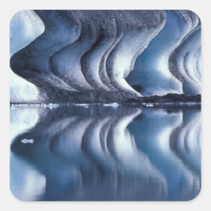 Adesivo Quadrado Atlântico Norte, Islândia, Breioamerkurjokull 2