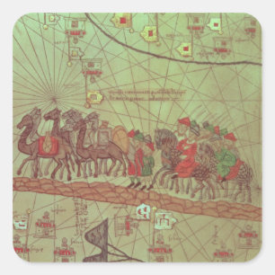 Adesivo Quadrado Atlas Catalan, exibição do detalhe