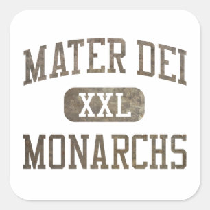 Adesivo Quadrado Atletismo dos monarca de Mater Dei