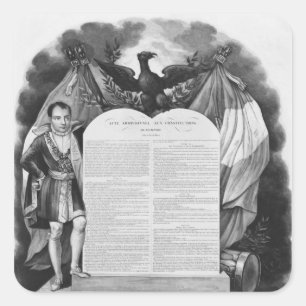 Adesivo Quadrado Ato adicional do 22 de abril de 1815