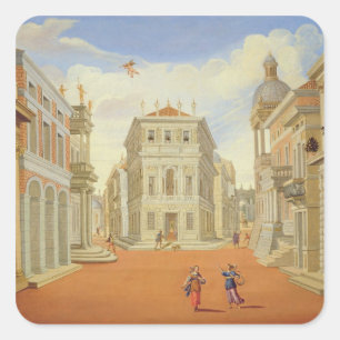 Adesivo Quadrado Ato II, cenas mim e VIII