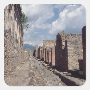 Adesivo Quadrado Através de di Stabia