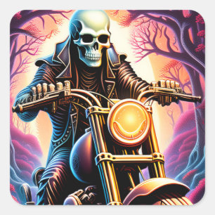 Adesivo Quadrado Atravessando as ramificações intertecedoras