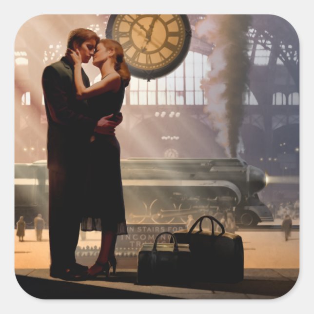 Adesivo Quadrado Au Revoir (Frente)