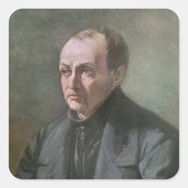 Adesivo Quadrado Auguste Comte (Frente)