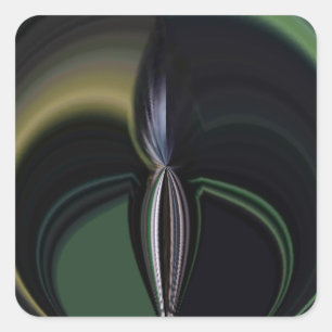 Adesivo Quadrado Aurora: Caleidoscópio Cósmico