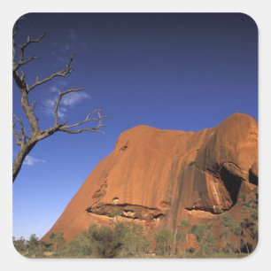 Adesivo Quadrado Austrália, Parque Nacional Uluru Kata Tjuta, Uluru