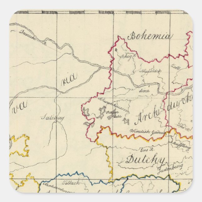 Adesivo Quadrado Áustria 5 (Frente)