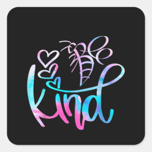 Adesivo Quadrado Autista  Ser Consciencioso com o Autismo