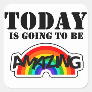 Adesivo Quadrado Autoafirmação