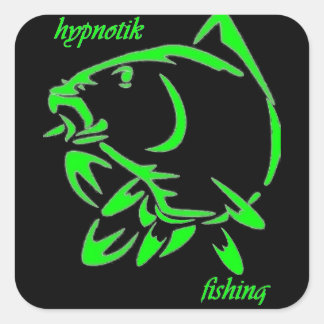 Adesivo Quadrado autocollant hypnotik fishing