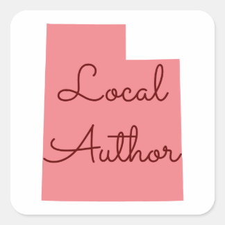 Adesivo Quadrado Autor Local de Utah de Cores Personalizadas