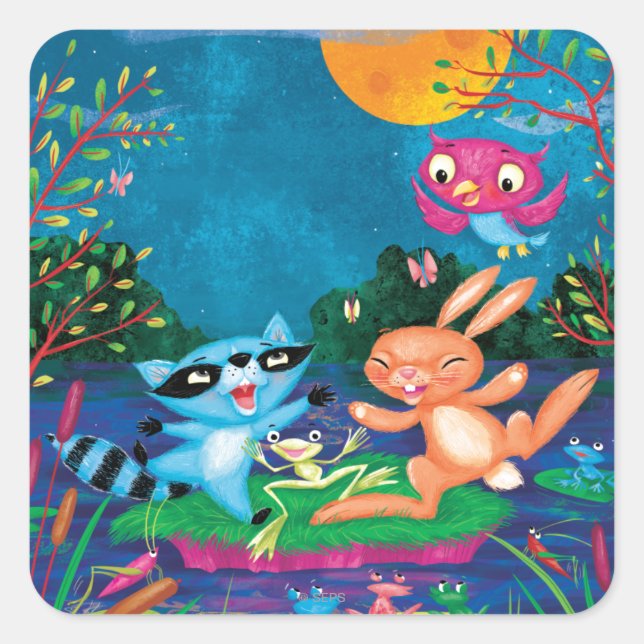 Adesivo Quadrado Autumn Moon (Frente)